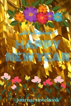 Paperback Happy New Year Journal Notebook: New Year Gift (120 Pages, Blank, 8.5 x 11) Lined Notebook, Journal Diary, Merry Christmas, Book