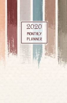 Paperback 2020 Monthly Planner: Portable. Month on 2 pages followed by six Notes pages. Monthly layout Includes To-do section. 8.5"x 5.5". Fits in pur Book