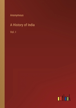 Paperback A History of India: Vol. I Book