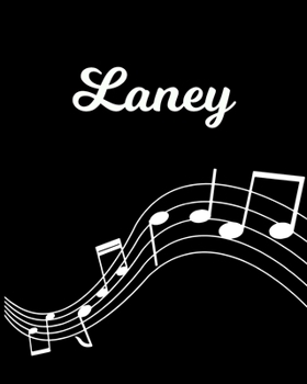 Laney: Sheet Music Note Manuscript Notebook Paper | Personalized Custom First Name Initial L | Musician Composer Instrument Composition Book | 12 ... Guide | Create Compose & Write Creative Songs