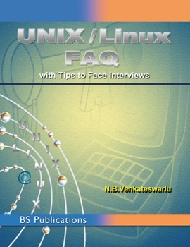 Hardcover Unix / Linux FAQ: (With Tips to Face Interviews) Book