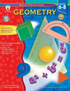 Paperback Geometry, Grades 6 - 8 Book