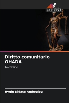 Paperback Diritto comunitario OHADA [Italian] Book
