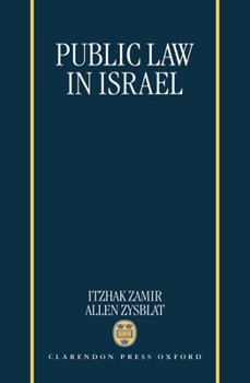 Hardcover Public Law in Israel Book