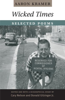 Hardcover Wicked Times: Selected Poems Book