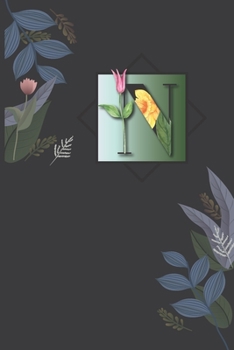 Paperback N: Floral N with Monogram Initial N Notebook Journal 6x9, 110 pages Lined Composition Notebook For Girls, N Journal for m Book