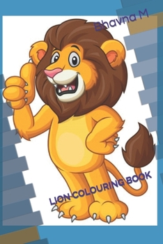 Paperback Lion Colouring Book