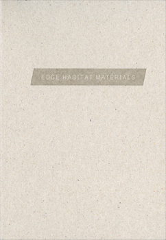 Hardcover Edge Habitat Materials Book