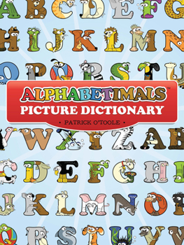 Paperback Alphabetimals Picture Dictionary Coloring Book