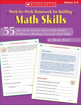 Paperback Week-By-Week Homework for Building Math Skills Book