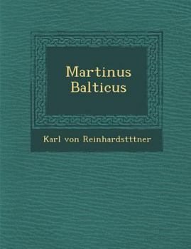 Paperback Martinus Balticus [German] Book