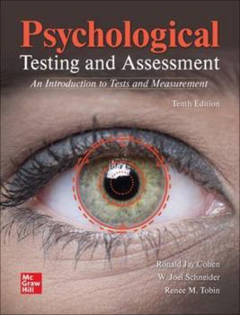 Hardcover Psychological Testing and Assessment: An Introduction to Tests and Measurement Book