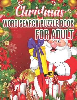 Paperback Christmas Word Search Puzzle book For Adult: Word Search Puzzle book (volume 1) Book