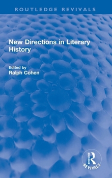 Hardcover New Directions in Literary History Book