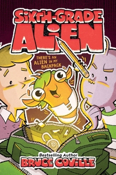 Hardcover There's an Alien in My Backpack Book
