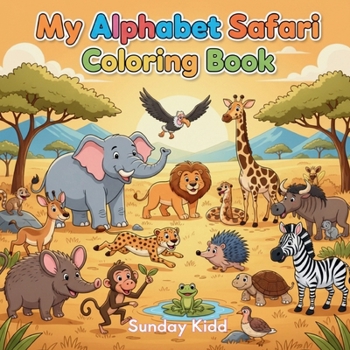 Paperback My Alphabet Safari [Large Print] Book