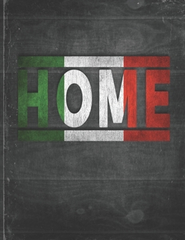 Home: Italy Flag Personalized Retro Gift for Italian Retired Coworker Friend Party Undated Planner Daily Weekly Monthly Calendar Organizer Journal