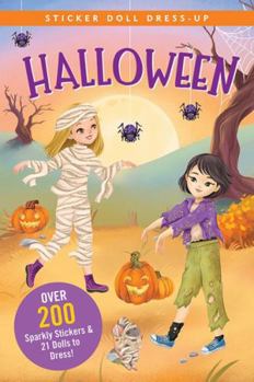 Paperback Halloween Sticker Doll Dress-Up Book
