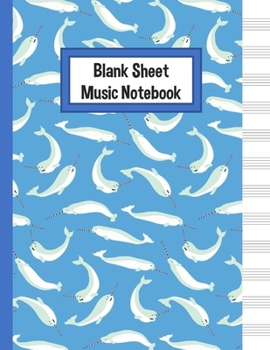 Blank Sheet Music Notebook: Music Manuscript Staff Paper for Musicians (108 pages, 12 staves per page)