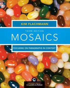 Paperback Mosaics: Focusing on Paragraphs in Context Book