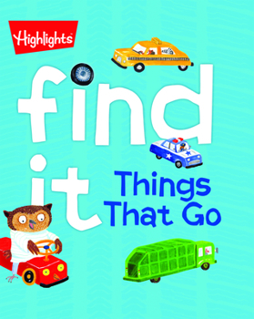 Board book Find It! Things That Go Book