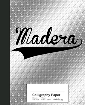 Paperback Calligraphy Paper: MADERA Notebook Book
