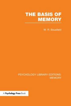 Paperback The Basis of Memory (PLE: Memory) Book