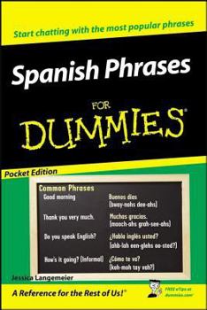 Hardcover Spanish Phrases for Dummies Book