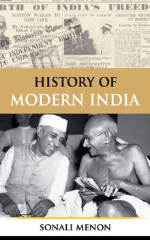 Hardcover History of Modern India Book