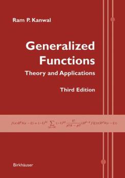 Paperback Generalized Functions: Theory and Applications Book
