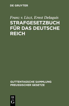 Strafgesetzbuch f�r das Deutsche Reich
