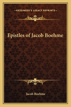 Paperback Epistles of Jacob Boehme Book