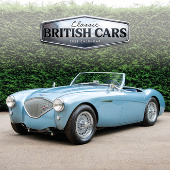 2026 Classic British Cars Wall Calendar