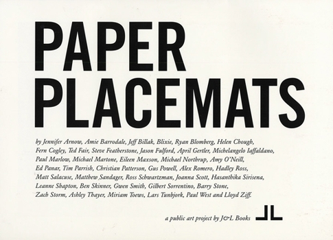 Paperback Paper Placemats Book
