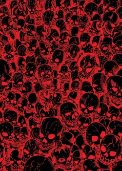 Paperback Gathering of Skulls Sketchbook - Black and Red Book