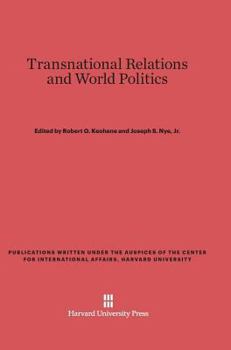 Hardcover Transnational Relations and World Politics Book