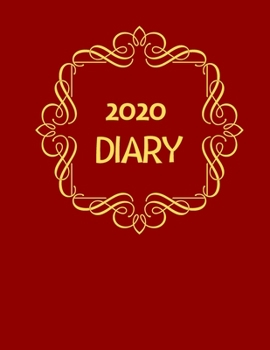 Paperback 2020 Diary: 2020 Standard Diary: AT A GLANCE Daily Diary Planner One Page A Day Book