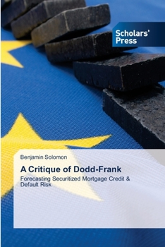 Paperback A Critique of Dodd-Frank Book