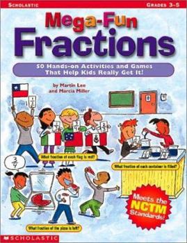 Paperback Mega-Fun Fractions Book