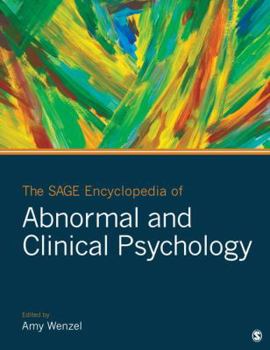 Hardcover The Sage Encyclopedia of Abnormal and Clinical Psychology Book