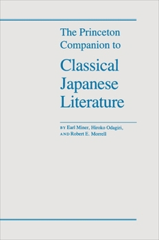 Paperback The Princeton Companion to Classical Japanese Literature Book