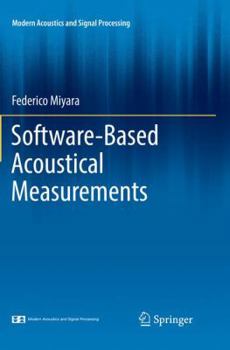 Paperback Software-Based Acoustical Measurements Book