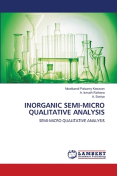 Paperback Inorganic Semi-Micro Qualitative Analysis Book