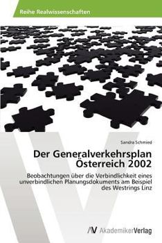Paperback Der Generalverkehrsplan Österreich 2002 [German] Book