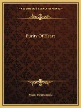 Paperback Purity Of Heart Book