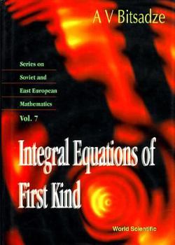 Hardcover Integral Equations of First Kind Book