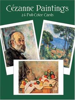 Paperback Cezanne Paintings: 24 Full-Color Cards Book