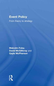 Hardcover Event Policy: From Theory to Strategy Book