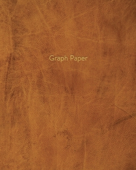 Graph Paper: Executive Style Composition Notebook - Vintage Tan Brown Leather Style, Softcover | 8 x 10 - 100 pages (Office Essentials)