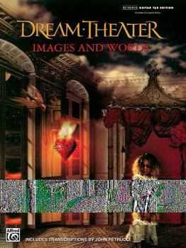 Paperback Dream Theater -- Images and Words: Authentic Guitar Tab Book